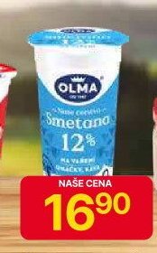 Smetana na vaření čerstvá 12%