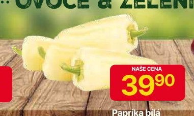 Paprika bílá