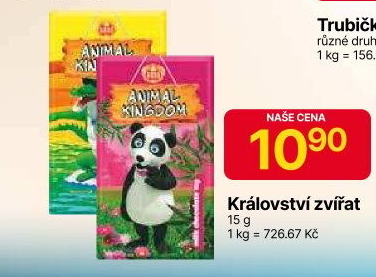 Čokoláda Animal Kingdom Kraš