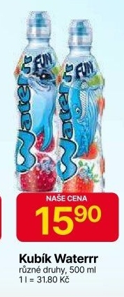 Ochucená voda Waterrr Kubík