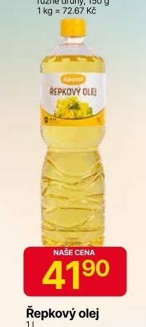 Řepkový olej Apetol