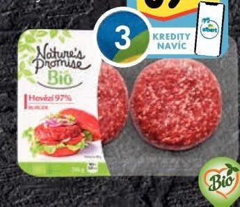Nature's Promise Bio Hovězí burger