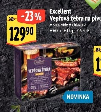 Excellent Vepřová žebra na pivu