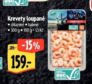 Krevety loupané