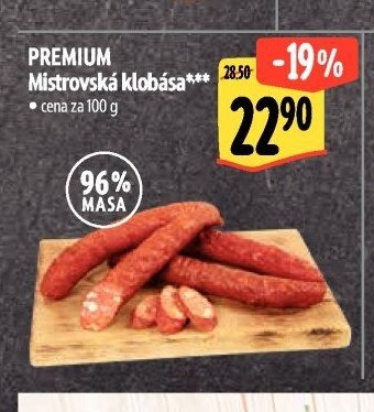 PREMIUM Mistrovská klobása