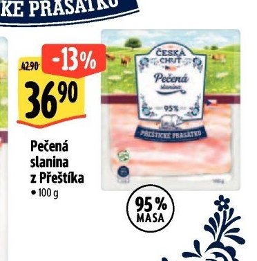 Pečená slanina z Přeštík