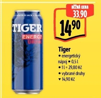 Energetický nápoj Tiger
