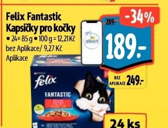 Kapsičky pro kočky Fantastic Felix Purina