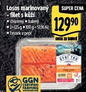 Losos marinovaný filety Albert