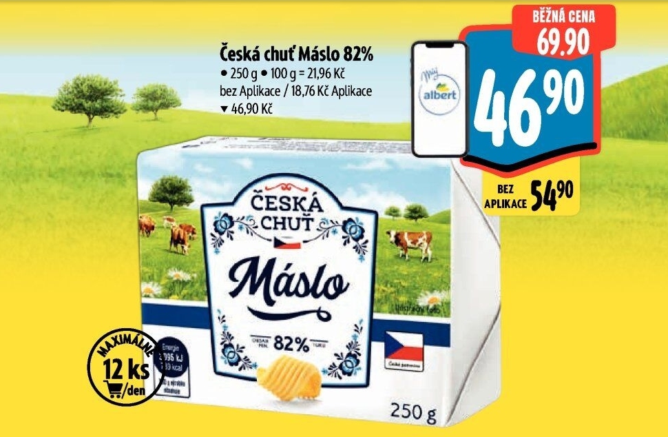 Máslo Česká chuť