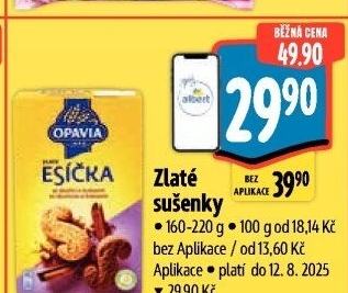 Sušenky Zlaté Opavia - boxy