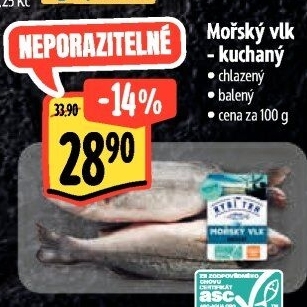 Vlk mořský kuchaný Albert