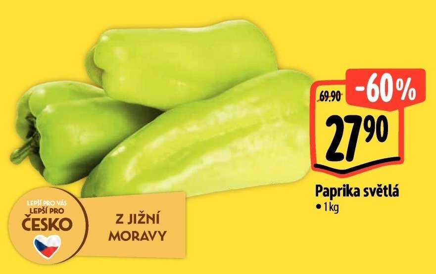 Paprika světlá