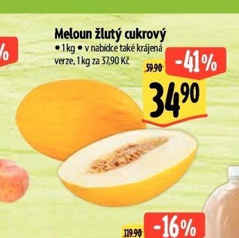 Meloun žlutý cukrový