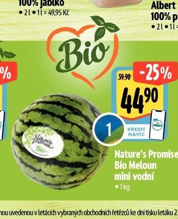Nature's Promise Bio Meloun mini vodní
