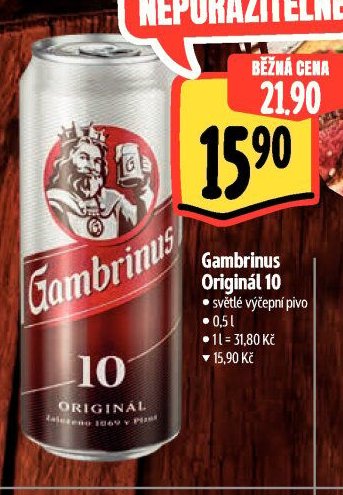 Gambrinus Originál 10
