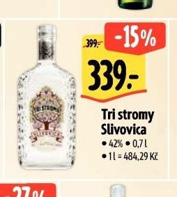 Tri stromy Slivovica
