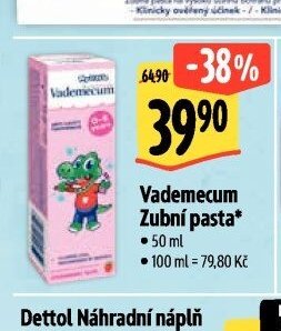 Vademecum Zubní pasta