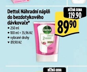 Dettol Náhradní náplň do bezdotykového dávkovače