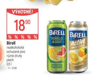 Birell nealkoholické ochucené pivo