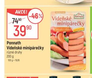 Ponnath Vídeňské minipárečky