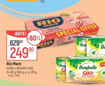 Rio Mare tuňák v olivovém oleji