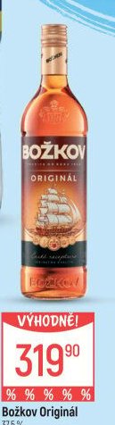 Božkov Originál 37,5% 1 l