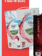 Merlot víno v bag-in-boxu
