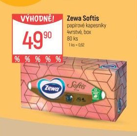 Zewa Softis papírové kapesníky