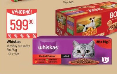 Whiskas kapsičky pro kočky