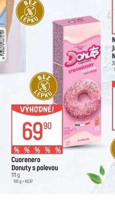 Cuorenero Donuty s polevou 111 g
