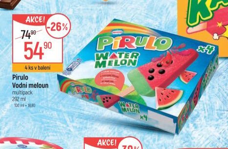 Pirulo Vodní meloun multipack
