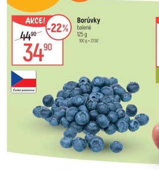 Borůvky balené