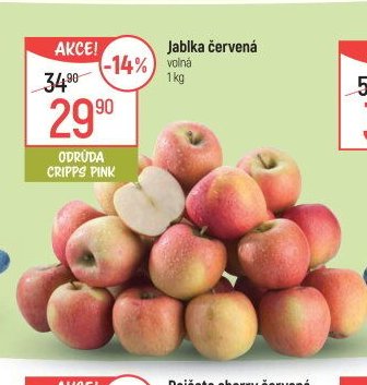 Jablka červená volná