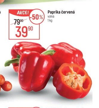 Paprika červená volná