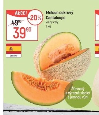 Meloun cukrový Cantaloupe