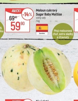 Meloun cukrový Sugar Baby Mattise
