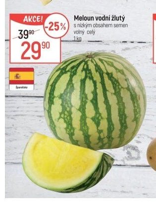 Meloun vodní žlutý