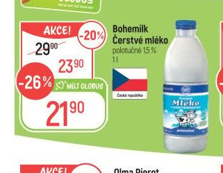 Bohemilk Čerstvé mléko