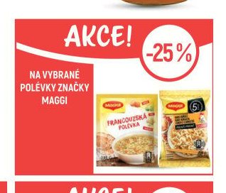 Na vybrané polévky značky Maggi