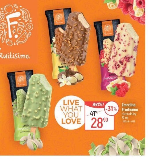 Zmrzlina Fruitisimo