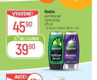 Radox sprchový gel