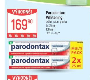 Parodontax Whitening zubní pasta