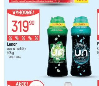 Lenor vonné perličky