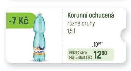 Korunní ochucená různé druhy 1,5 l