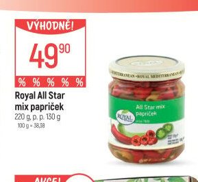 Royal All Star mix papriček