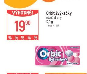 Orbit Žvýkačky
