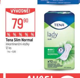 Tena Slim Normal inkontinenční vložky