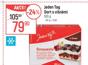 Dort mražený Jeden Tag