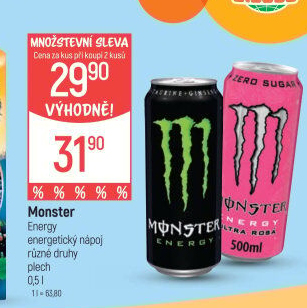 Energetický nápoj Monster Energy
